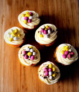 Babeczki "Wielkanocne gniazda"