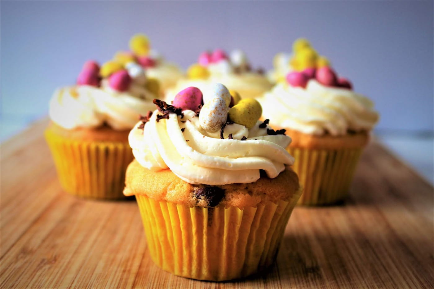 Babeczki "Wielkanocne gniazda"