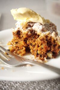 Ciasto dyniowe z kruszonką i orzechami