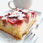 Ciasto ucierane z truskawkami na oleju