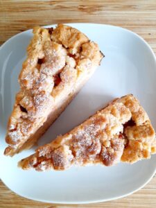 Ciasto z rabarbarem i kruszonką