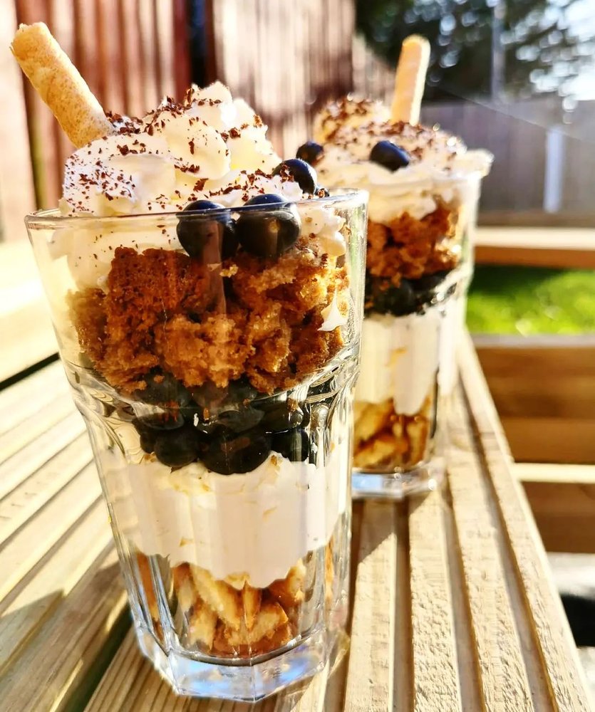 Deser z piernikiem i kremem z mascarpone