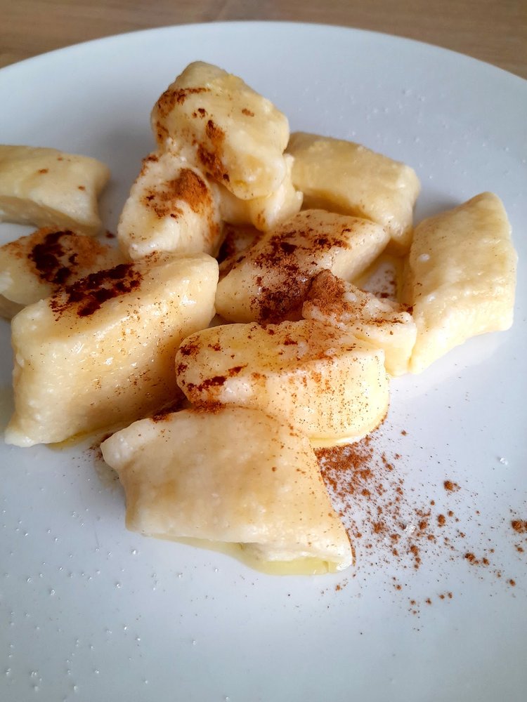 Kluski leniwe na słodko