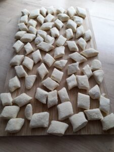 Kluski leniwe na słodko 