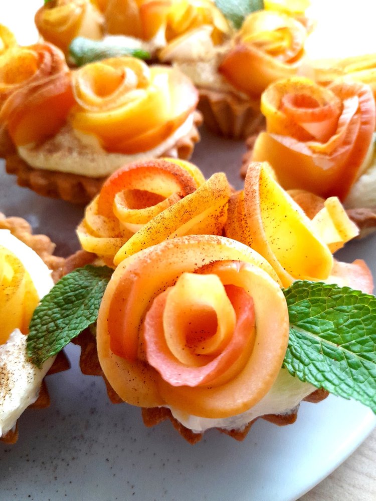 Kruche babeczki róże