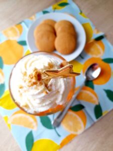 Pomarańczowy deser z galaretką