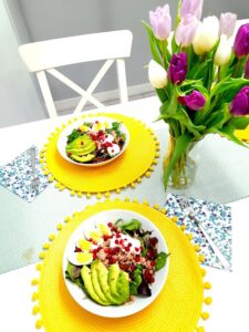 Sałatka z tuńczykiem i granatem