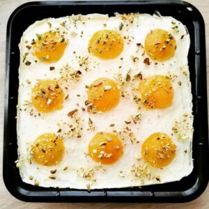 Sernik na zimno "jajko sadzone"