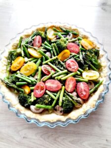Tarta z warzywami
