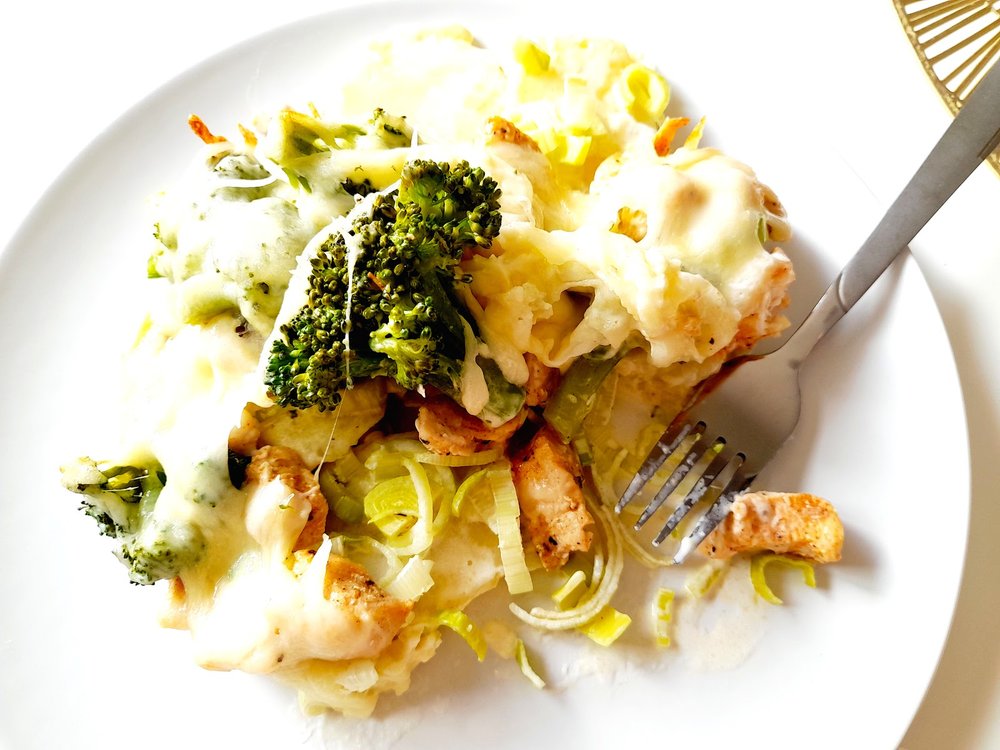 Zapiekanka brokułowa