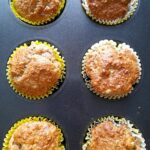 Amarantusowe babeczki z bananem