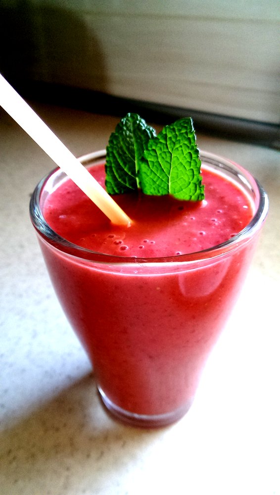 Koktajl truskawkowo-bananowy