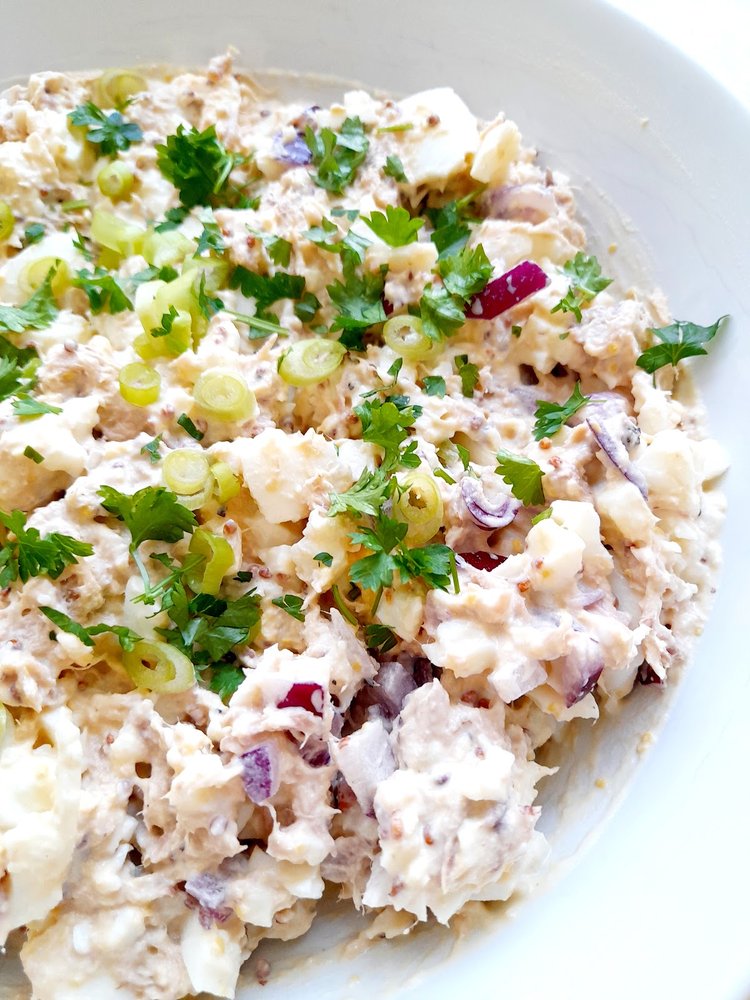 Pasta kanapkowa z tuńczykiem i jajkiem