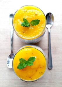 Pudding chia z mango