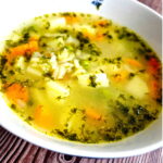 Zupa koperkowa z ryżem