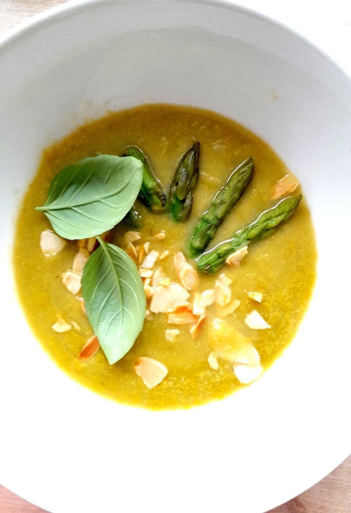 Zupa krem z zielonych szparagów