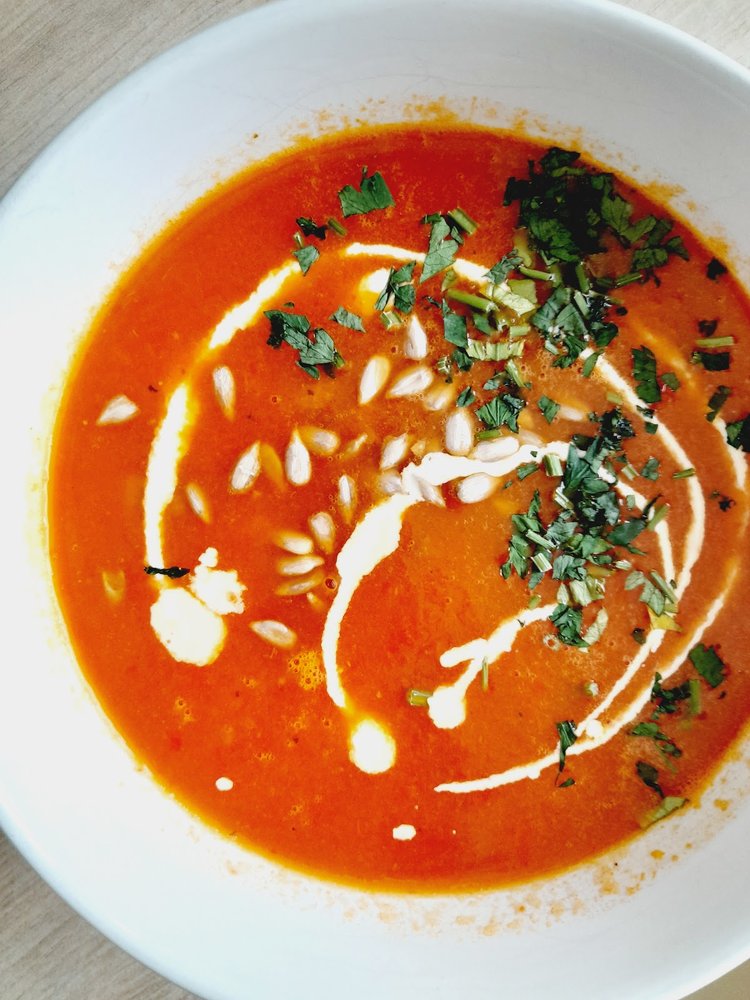 Zupa pomidorowo – paprykowa