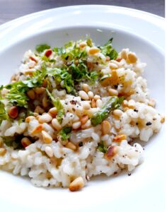 Truflowe risotto ze szparagami